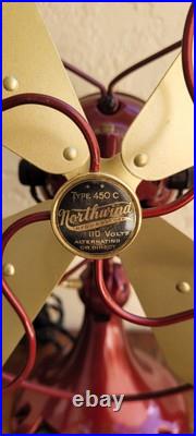 Emerson Northwood 10 Antique 3 Speed Oscillating Fan