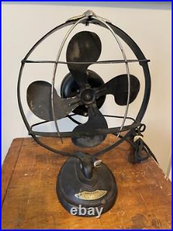 Emerson Seagull Electric Fan Original Vintage Antique Complete Runs Sea Gull Emerson Seagull Electric Fan Original Vintage Antique Complete Runs Sea Gull