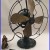 FOR REPAIR Antique GE Whiz Table Fan 9 Brass Blade NP 25935 No. D97277 c. 1920