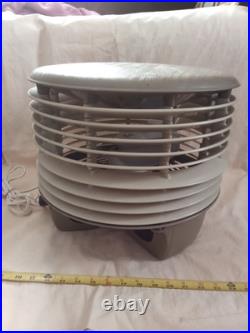 FRIGID cool'n comfy OTTOMAN MID CENTURY Floor FAN Side Table, Tested FRIGID cool'n comfy OTTOMAN MID CENTURY Floor FAN Side Table, Tested