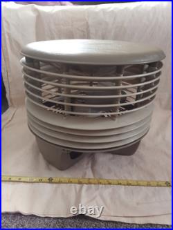 FRIGID cool'n comfy OTTOMAN MID CENTURY Floor FAN Side Table, Tested FRIGID cool'n comfy OTTOMAN MID CENTURY Floor FAN Side Table, Tested