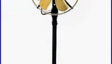 Fan brass style Antique Blade Vintage Electric SE 14 Oscillating 3 Speed