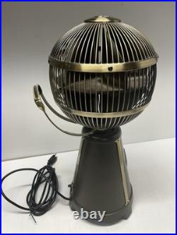 Fanimation Fargo Bank Fan Table Bronze 360 Globe Made In The U. S. A. 14 Lbs