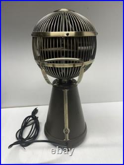 Fanimation Fargo Bank Fan Table Bronze 360 Globe Made In The U. S. A. 14 Lbs