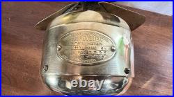 Fort Wayne Electric Works Woods System Solid Brass Antique Electric Fan FWEW