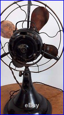 GEC vintage brass electric fan refurbished