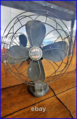 GENERAL MOTORS DELCO Antique/vintage Electric Fan Northeast Model 1012