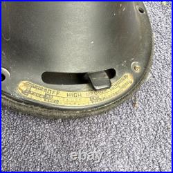 GE AO Vintage Table Desk Fan Black Brass Metal 5-Blade Antique Adjustable Tilt