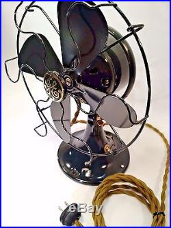 GE General Electric 8 Oscillating Antique Vintage Fan