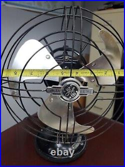 GE General Electric Vortalex Oscillating Fan 13 3 Fan Blades 1 speed. Black