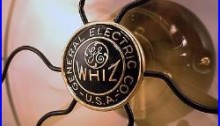 GE General Electric WHIZ Antique Brass Blades Fan Restored TAKE A LOOK