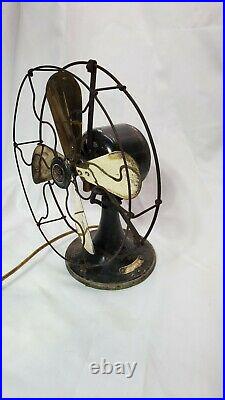 GE General Electric Whiz Antique Brass Blade Fan