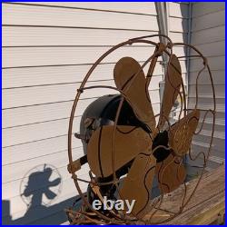 GE Six Blade Fan Antique. All 3 speeds work as should with no issues