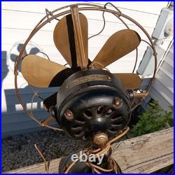 GE Six Blade Fan Antique. All 3 speeds work as should with no issues