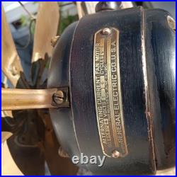 GE Six Blade Fan Antique. All 3 speeds work as should with no issues