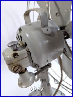 GE Vortalex Electric Fan 18 Oscillating 3 Speed No. 42- F12V163 20 Grey