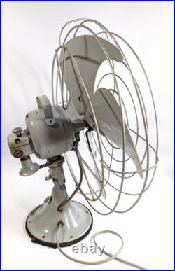 GE Vortalex Electric Fan 18 Oscillating 3 Speed No. 42- F12V163 20 Grey