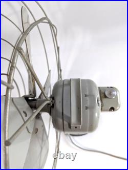 GE Vortalex Electric Fan 18 Oscillating 3 Speed No. 42- F12V163 20 Grey