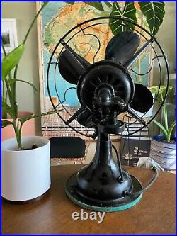 GORGEOUS Antique Robbins and Myers 12in 3-Speed Electric Fan Excellent Cond