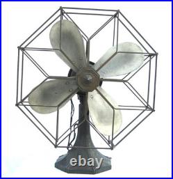 GORGEOUS & Rare Antique ART DECO Westinghouse Industrial Electric Fan Runs Great