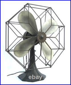 GORGEOUS & Rare Antique ART DECO Westinghouse Industrial Electric Fan Runs Great