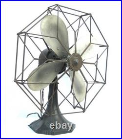 GORGEOUS & Rare Antique ART DECO Westinghouse Industrial Electric Fan Runs Great