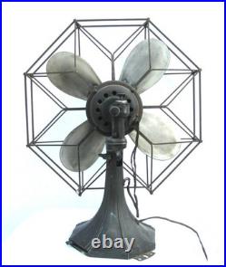 GORGEOUS & Rare Antique ART DECO Westinghouse Industrial Electric Fan Runs Great