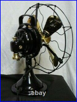 General Electric 12 Loop Osc. Fan Nicely Restored Circa 1920 To 1930