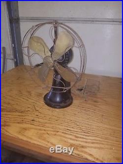 General Electric Antique 5 Cent Coin-op Electric Fan Brass Blades