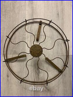 General Electric Fan Brass Cage