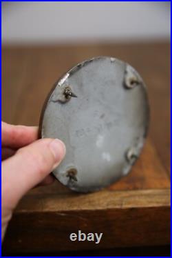 General Electric Fan Emblem Badge Cast Iron industrial plaque sign antique VTG