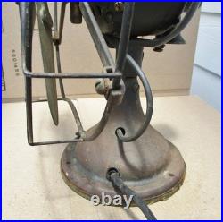 General Electric GE 4 Brass Blades Type AOU AE2 Table Fan Working 12 Inch