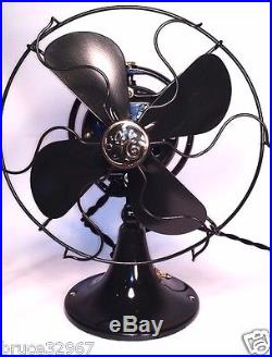 General Electric GE 8 Oscillating Antique Vintage Electric Fan Restored