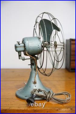 General Electric GE Vortalex Fan Industrial 10 blades art deco oscillating VTG