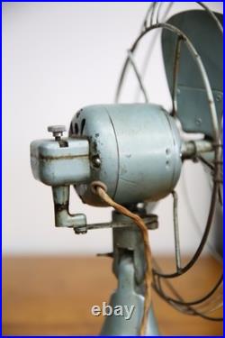 General Electric GE Vortalex Fan Industrial 10 blades art deco oscillating VTG
