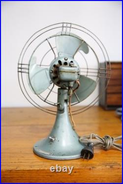 General Electric GE Vortalex Fan Industrial 10 blades art deco oscillating VTG