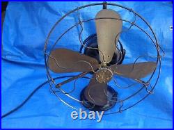 General Electric Kidney Oscillating Brass Fan 16'