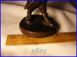 Gorham Bronze Butler Figure Compliments of the New York Edison Company