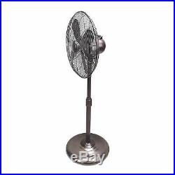 HOLMES HSF1606-BTU Stand Fan 16-inch Brushed Antique Nickle Finish