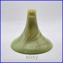 HTF Akro Agate Uranium Glass Desktop Electric Fan Base Only