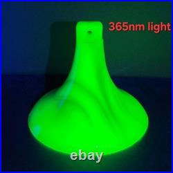 HTF Akro Agate Uranium Glass Desktop Electric Fan Base Only