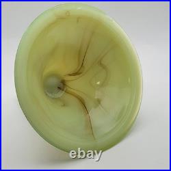 HTF Akro Agate Uranium Glass Desktop Electric Fan Base Only