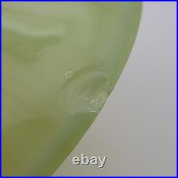 HTF Akro Agate Uranium Glass Desktop Electric Fan Base Only