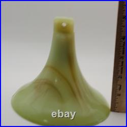 HTF Akro Agate Uranium Glass Desktop Electric Fan Base Only