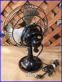 Hard To Find, Antique 1930's General Electric Vortalex FM9V1 Art Deco Fan