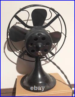 Heavy Antique R & M 12 electric fan. Model #5004. Good working condition. Antiq Heavy Antique R & M 12 electric fan. Model #5004. Good working condition. Antiq