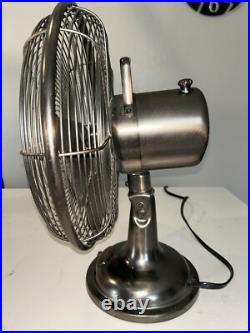 Hunter Century 12 Blades 90021 Electric 3-Speed Oscillating Retro Table Fan