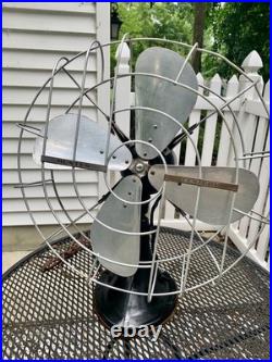 Hunter Century Oscillating Fan C-16 TESTED Industrial Art Deco USA Collectible
