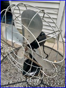 Hunter Century Oscillating Fan C-16 TESTED Industrial Art Deco USA Collectible