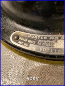 Hunter Zephair Vintage Fan 1946-1949 235 C-12 Tested! Works